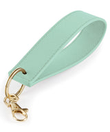 Boutique wristlet keyring — Soft Mint