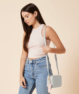Boutique structured cross body bag — lifestyle
