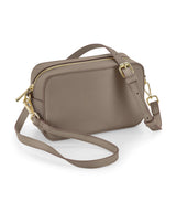 Boutique structured cross body bag — Taupe