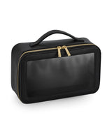 Boutique clear window travel case — Black