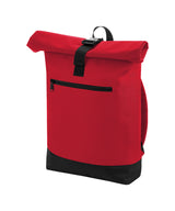 Roll-top backpack — Classic Red