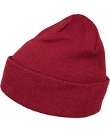 Heavy knit beanie — Burgundy