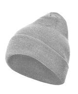 Heavy knit beanie — Heather Grey