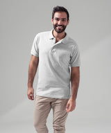 Piqué polo shirt — lifestyle