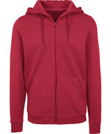 Heavy zip hoodie — Burgundy