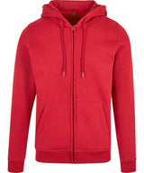 Heavy zip hoodie — City Red