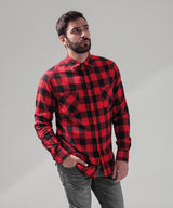 Checked flannel shirt — lifestyle
