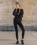 Women's oversize crew neck — lifestyle