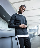Long sleeve with cuff rib — lifestyle