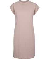 Women's turtle extended shoulder dress — Dusk Rose