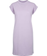 Women's turtle extended shoulder dress — Lilac
