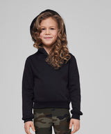 Girls cropped sweat hoodie — lifestyle