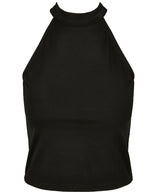 Women’s turtleneck short top — Black