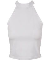 Women’s turtleneck short top — White