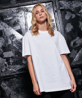 Women's oversized boyfriend tee — lifestyle