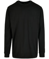 Organic long sleeve with cuff rib — Black