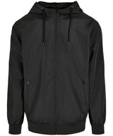 Recycled windrunner — Black/Black