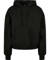 Women's organic oversized hoodie — Black
