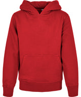 Organic kids basic hoodie — City Red