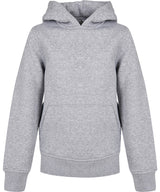 Organic kids basic hoodie — Heather Grey