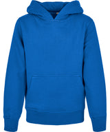 Organic kids basic hoodie — Intense Blue