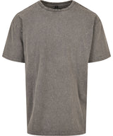 Acid washed heavy oversized tee — Asphalt*