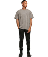 Acid washed heavy oversized tee — lifestyle