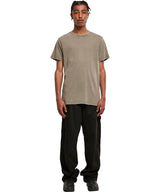 Acid washed round neck tee — lifestyle