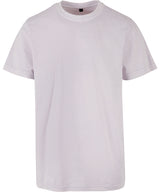 Acid washed round neck tee — Soft Lilac