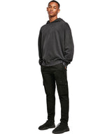 Acid washed oversize hoodie — lifestyle