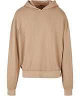 Acid washed oversize hoodie — Union Beige
