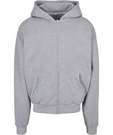 Ultra heavy zip hoodie — Heather Grey