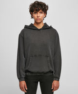 Women's acid washed oversized hoodie — lifestyle