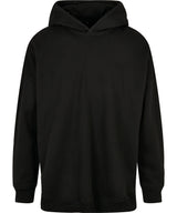 Oversized cut-on sleeve hoodie — Black