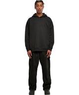 Oversized cut-on sleeve hoodie — lifestyle