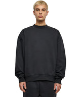 Ultra-heavy cotton crew neck — lifestyle