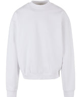 Ultra-heavy cotton crew neck — White