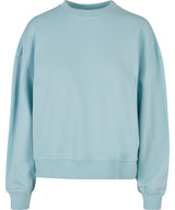 Women’s oversized crew neck sweatshirt — Ocean Blue