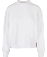 Women’s oversized crew neck sweatshirt — White