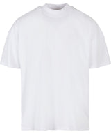 Oversized mock neck tee — White*