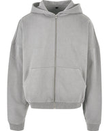90s zip hoodie — Heather Grey
