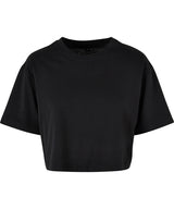 Women’s short oversized tee — Black