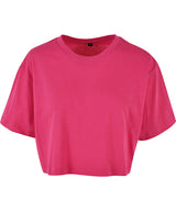 Women’s short oversized tee — Hibiskus Pink