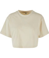Women’s short oversized tee — Sand