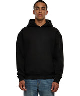 Ultra-heavy oversized hoodie — lifestyle