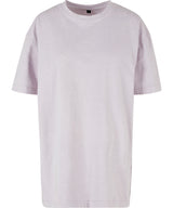 Women’s oversized acid wash tee — Soft Lilac
