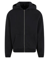 Fluffy zip hoodie — Black