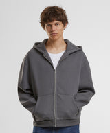 Fluffy zip hoodie — lifestyle