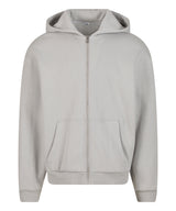 Fluffy zip hoodie — Light Asphalt