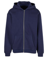 Fluffy zip hoodie — Navy